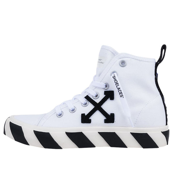 

Кроссовки mid top vulcanized canvas shoes black/white Off-White, черный