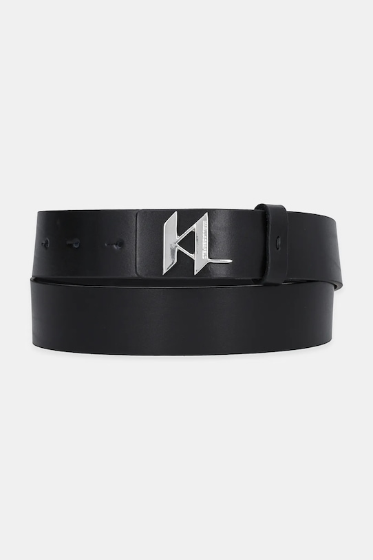 

Кожаный ремень Karl Lagerfeld, черный
