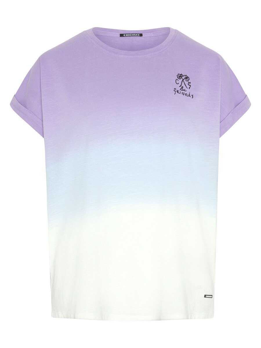 

Футболка CHIEMSEE im Dip-Dye-Look mit Stickerei , Lilac
