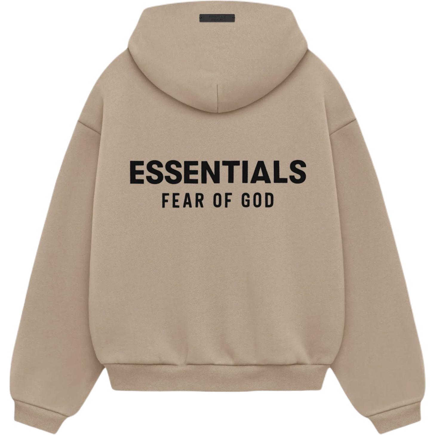 Свитшот Desert Gold Brown/DESERT SAND детский Fear Of God Essentials, золотой коричневый/светло-коричневый — фото 4