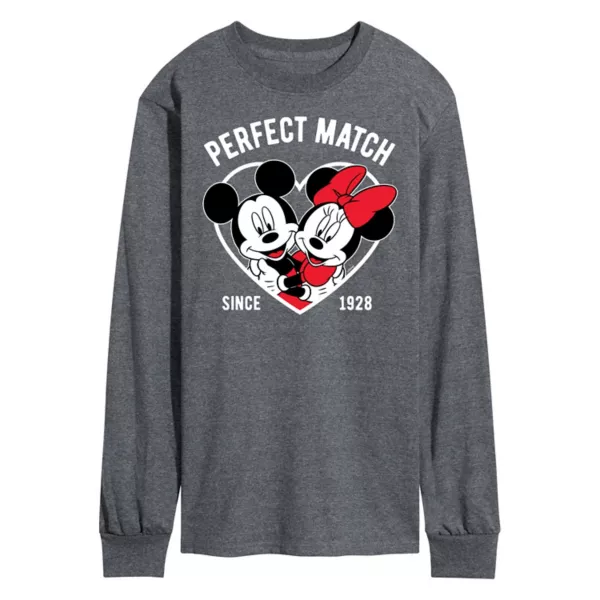 

Мужская футболка с длинным рукавом Perfect Match Disney, серый