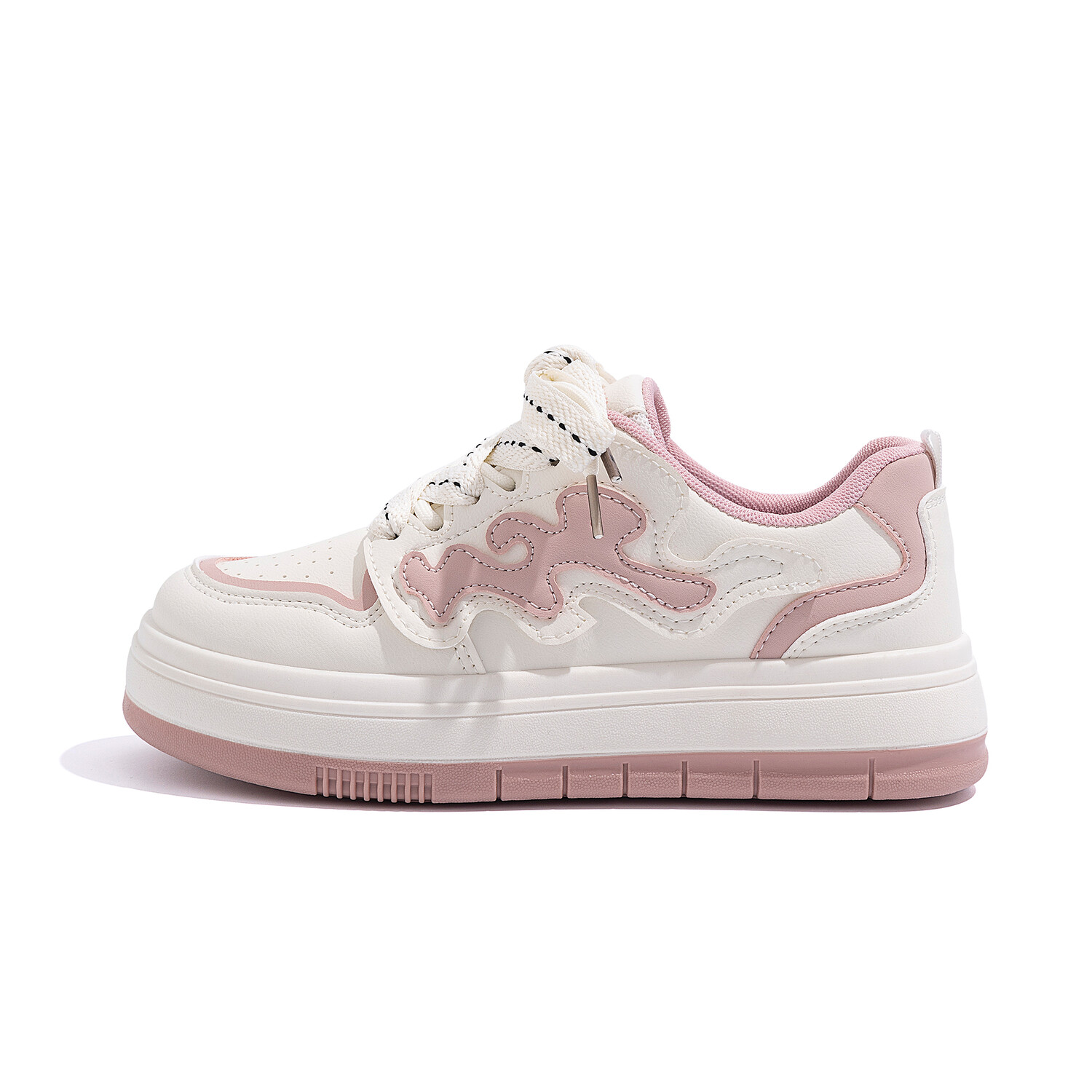 

Кроссовки HUANQIU Skateboarding Shoes Women's Low-top White, розовый