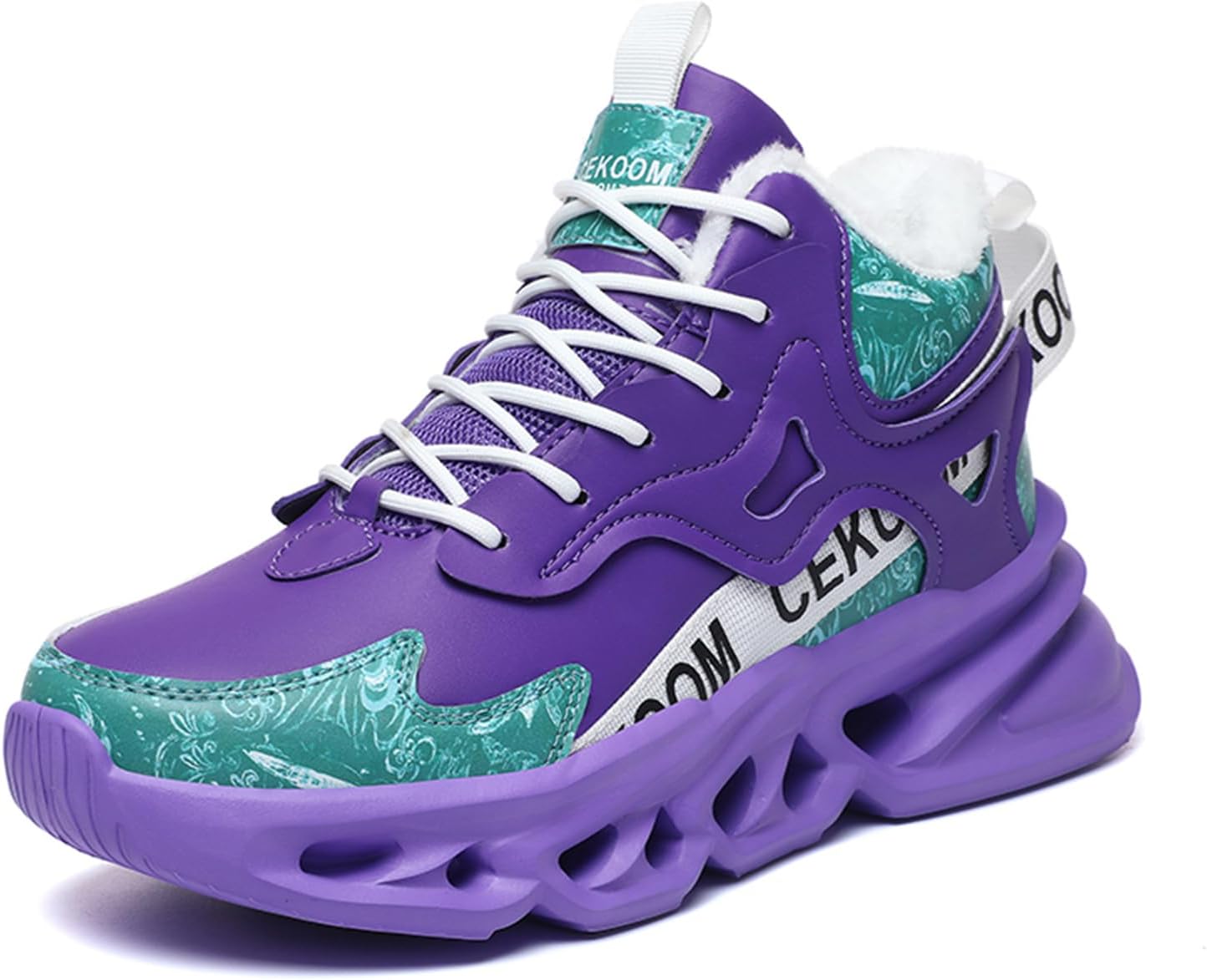 

Мужские повседневные спортивные кроссовки для тенниса, бега, ходьбы и тренировок, модные массивные кроссовки для мужчин Spwagym, фиолетовый