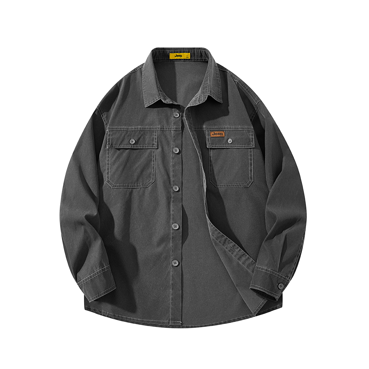 

Рубашка унисекс Jeep, Dark Khaki