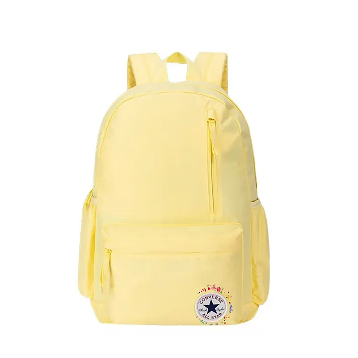 

Converse Полиэстеровый рюкзак средний унисекс светло-желтый, Floral