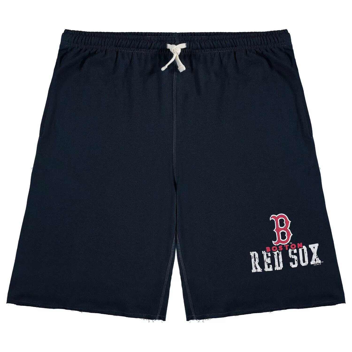 

Мужские темно-синие шорты из френч терри Boston Red Sox Big & Tall