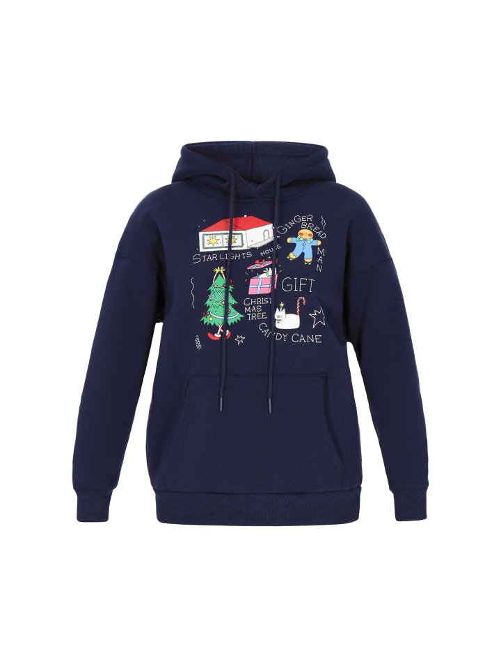 

MyMo Женская толстовка темно-синего цвета