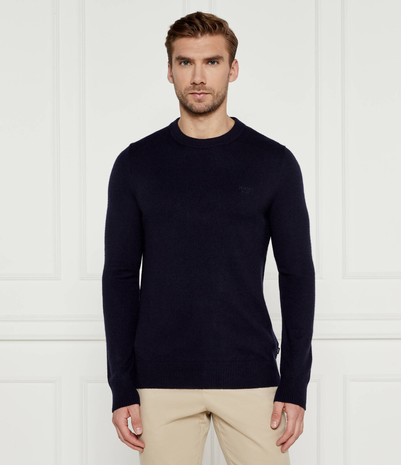 

Свитер из шерсти Joop! Jeans Laurelo Regular Fit, темно-синий