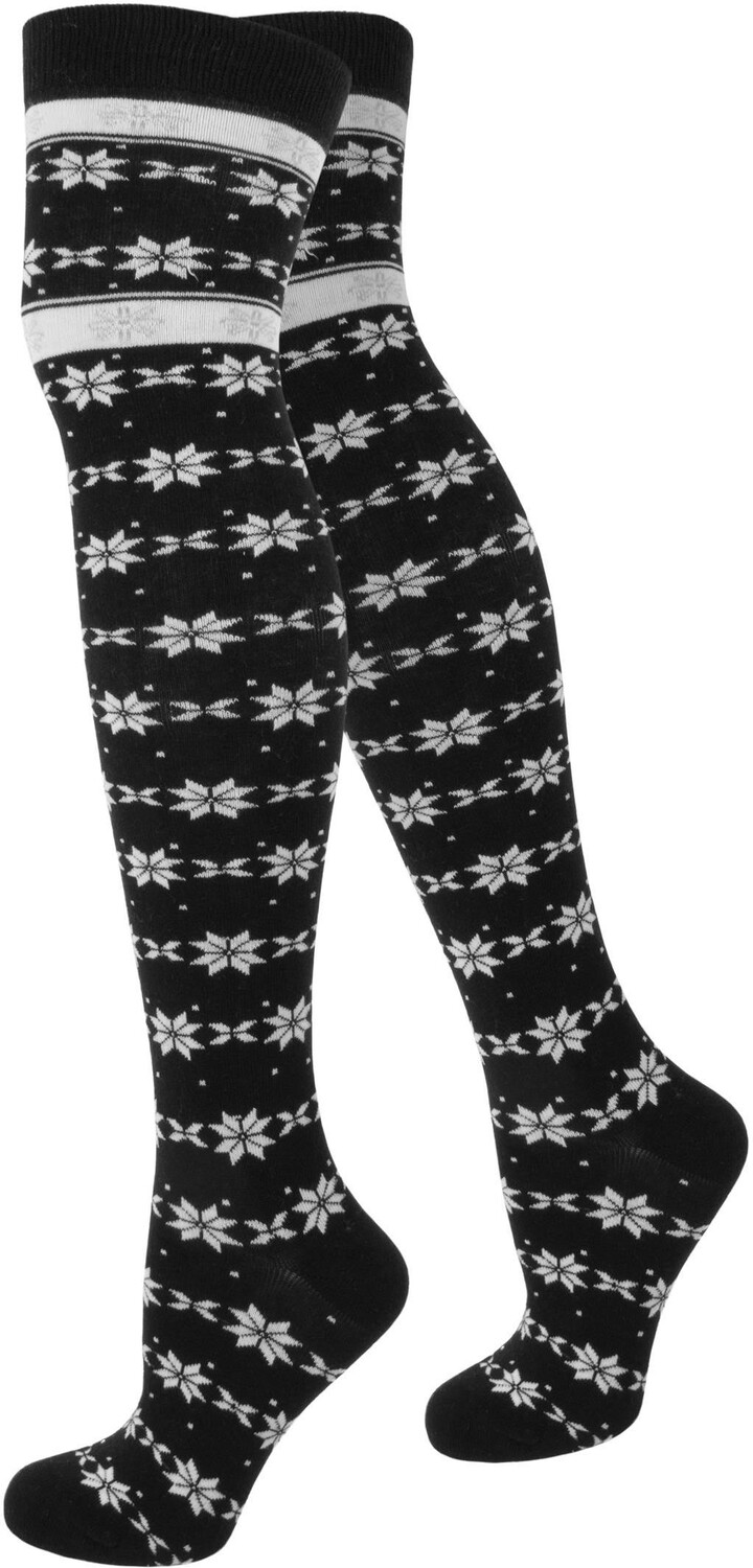 

Носки normani 1 шт Overknees Norweger Star, черный