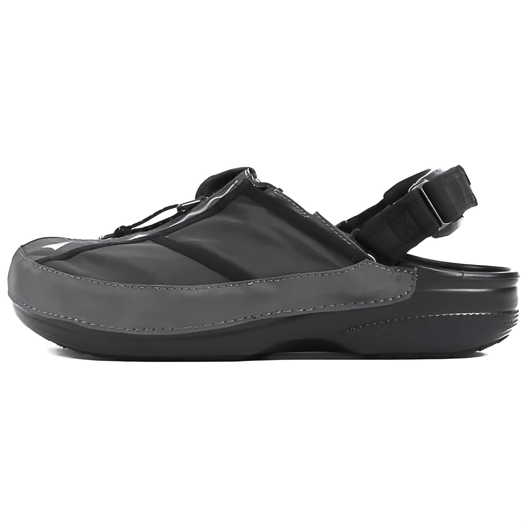 Классические энергетические беговые сандалии без задника черные Crocs