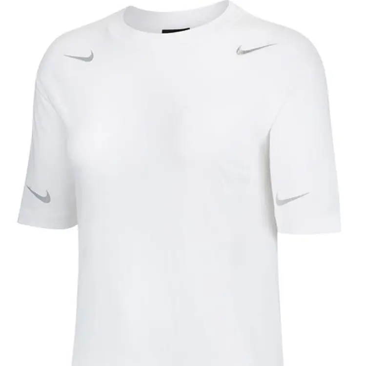 Nike Футболка с рукавом дроп-шоулд женская белая — фото 3