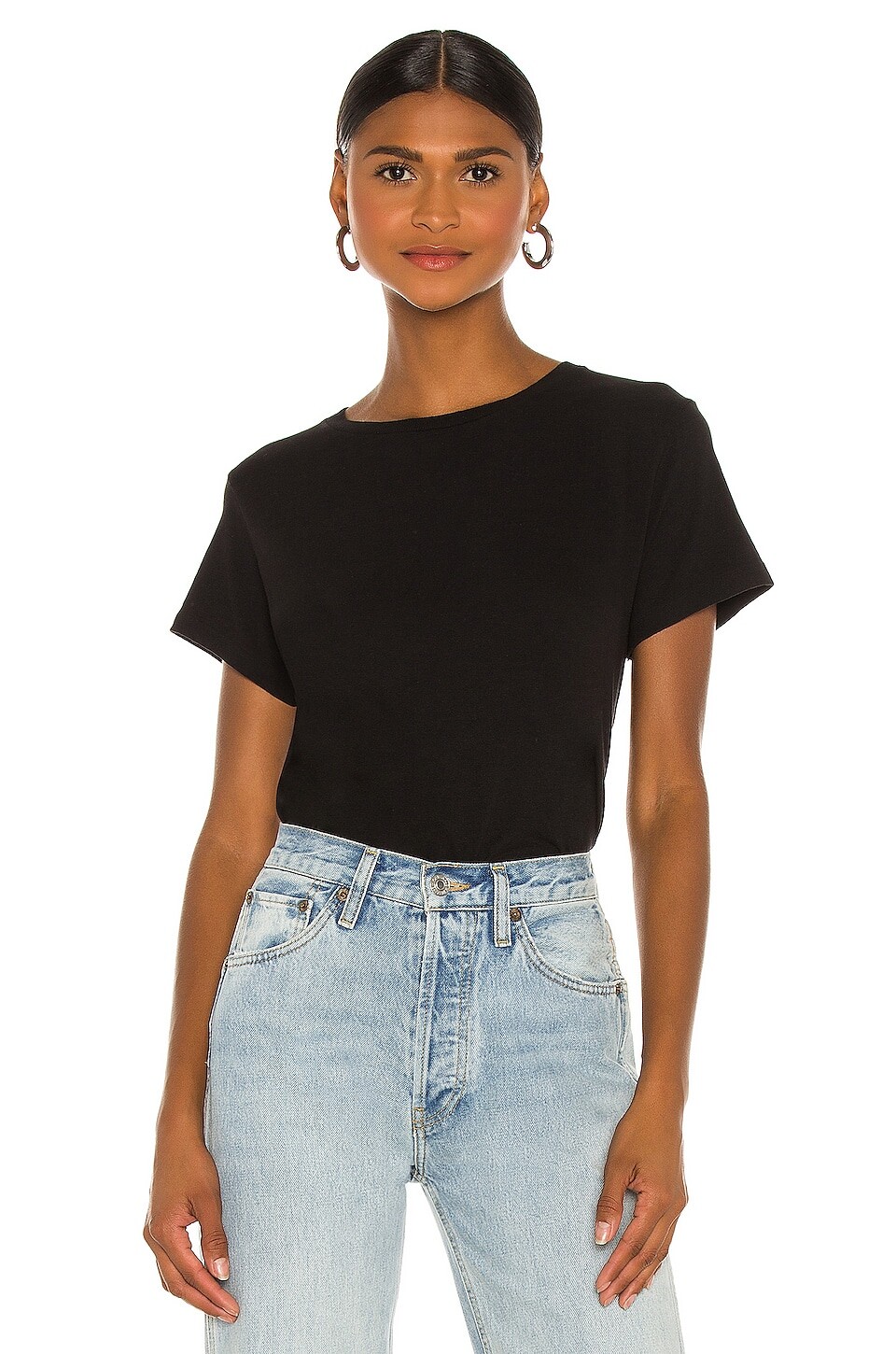 

Футболка RE/DONE x Hanes The Classic, цвет Washed Black