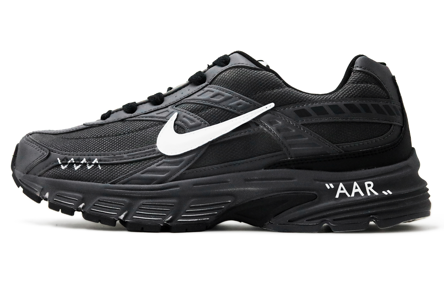 

Женские кроссовки Initiator Abrasion Resistant Low top Casual City Commute Running Nike, черный