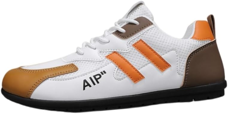 

Мужские спортивные кроссовки Fusecottc с закругленным носком и сетчатым верхом- дышащие, удобные и нескользящие, белый