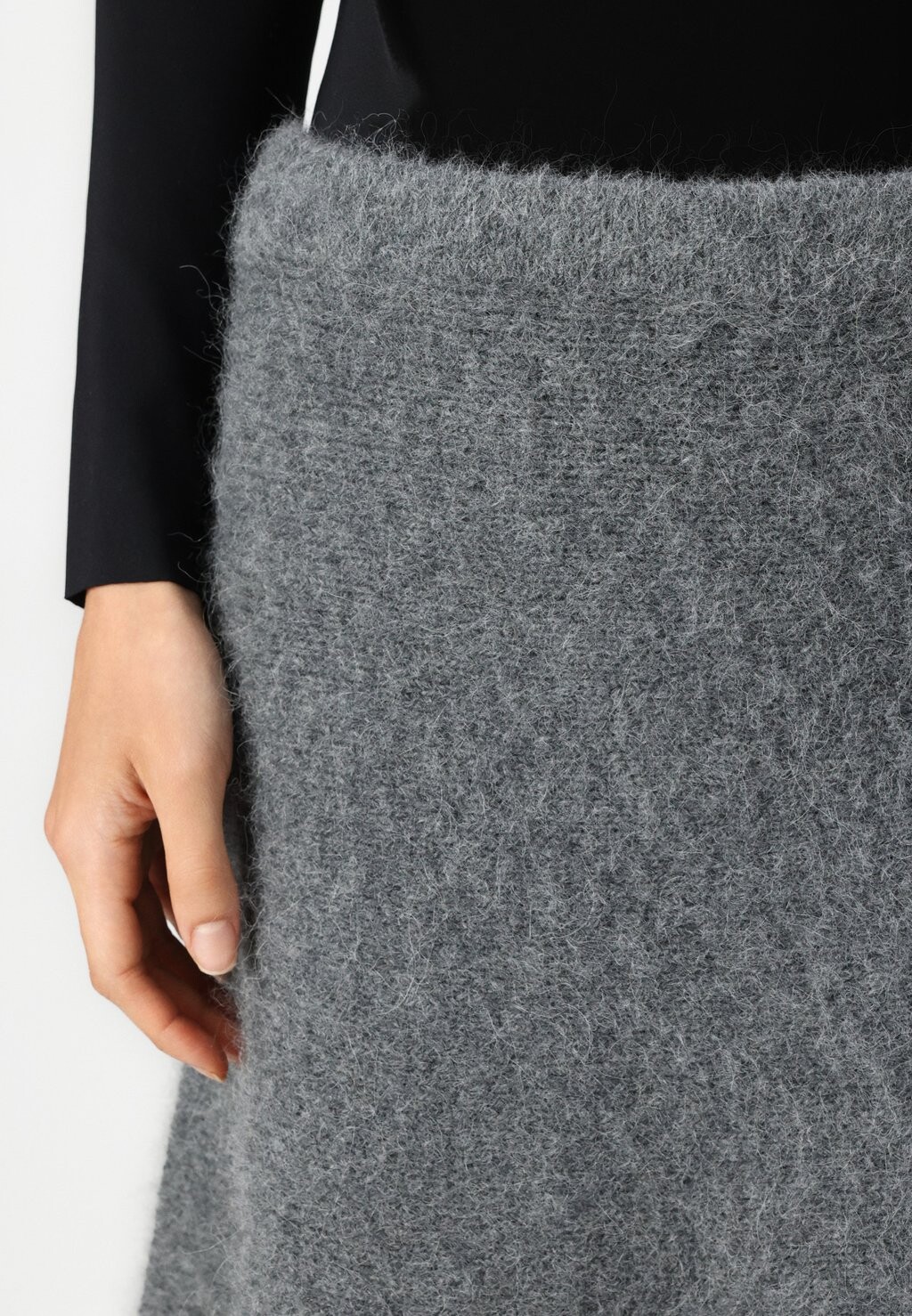 

Юбка А-силуэта JEANNE SKIRT Samsøe Samsøe, серый