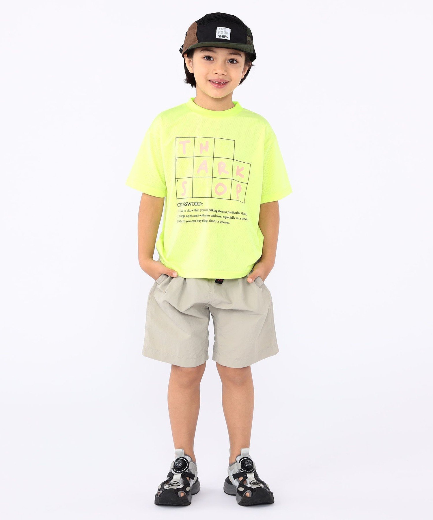Шорты Gramicci: 100-130 см / Прочные нейлоновые шорты SHIPS KIDS, Light gray — фото 4