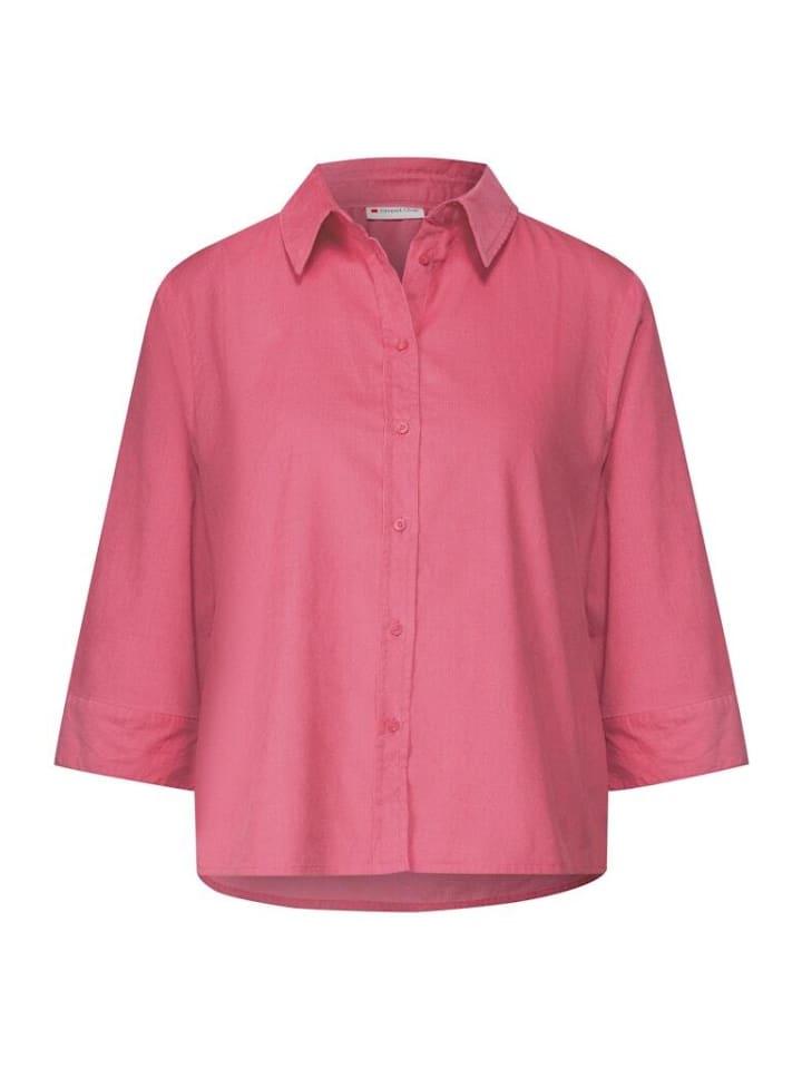 

Блузка с длинными рукавами цвета миндального коралла Street One