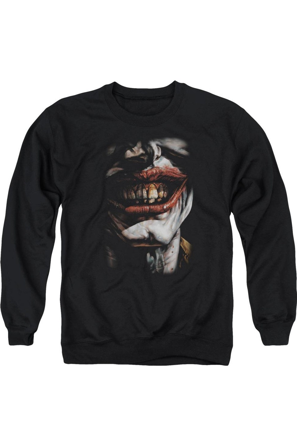 

Толстовка Batman Smile Of Evil для взрослых с круглым вырезом Gildan, черный