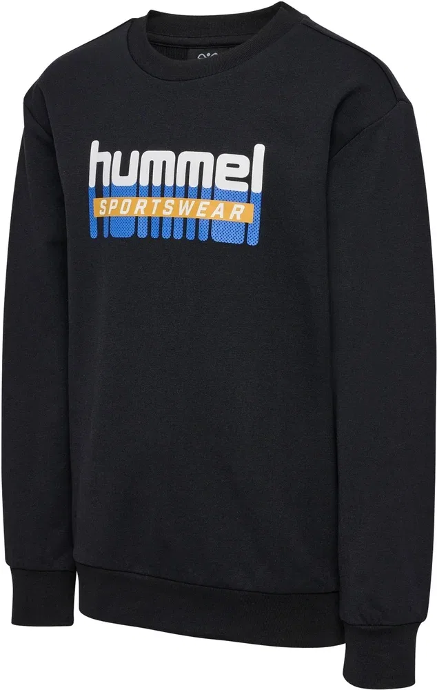 Свитшот детский, хлопковый Hummel, черный