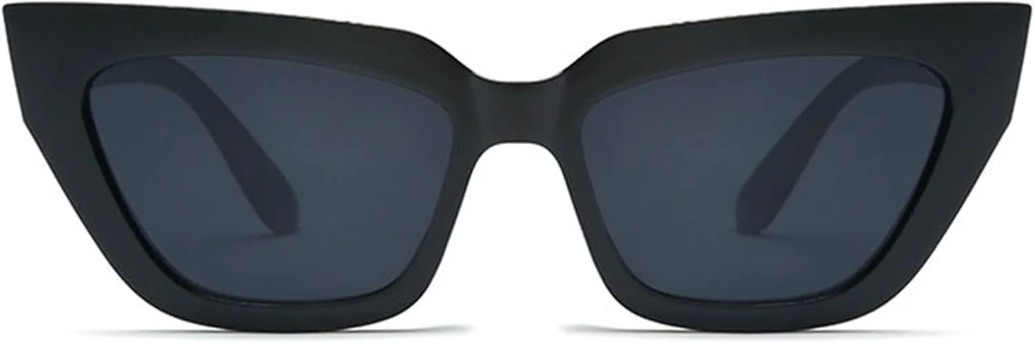 

Винтажные квадратные солнцезащитные очки Helena для женщин и мужчин, модные очки в толстой оправе «кошачий глаз», трендовые очки с защитой от УФ-излучения UV400, C1