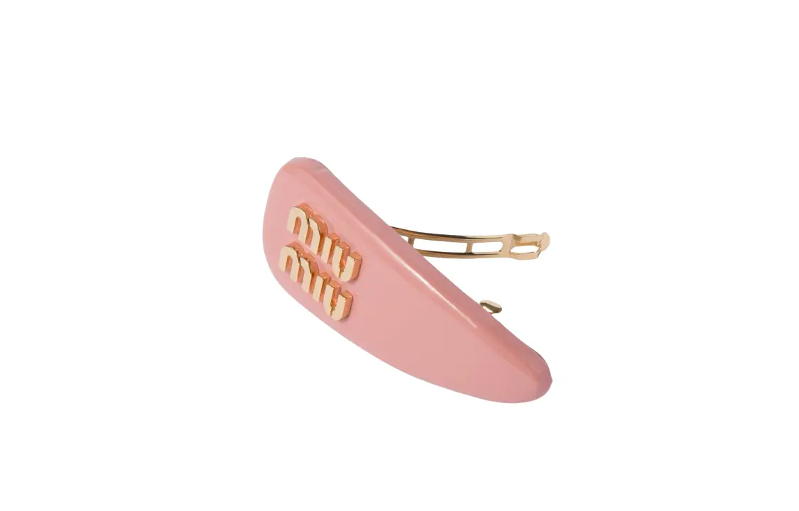 

MIU MIU Кожаные заколки для волос Women's Pink