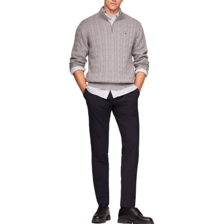 

Tommy Hilfiger Трикотажный свитер мужской серый