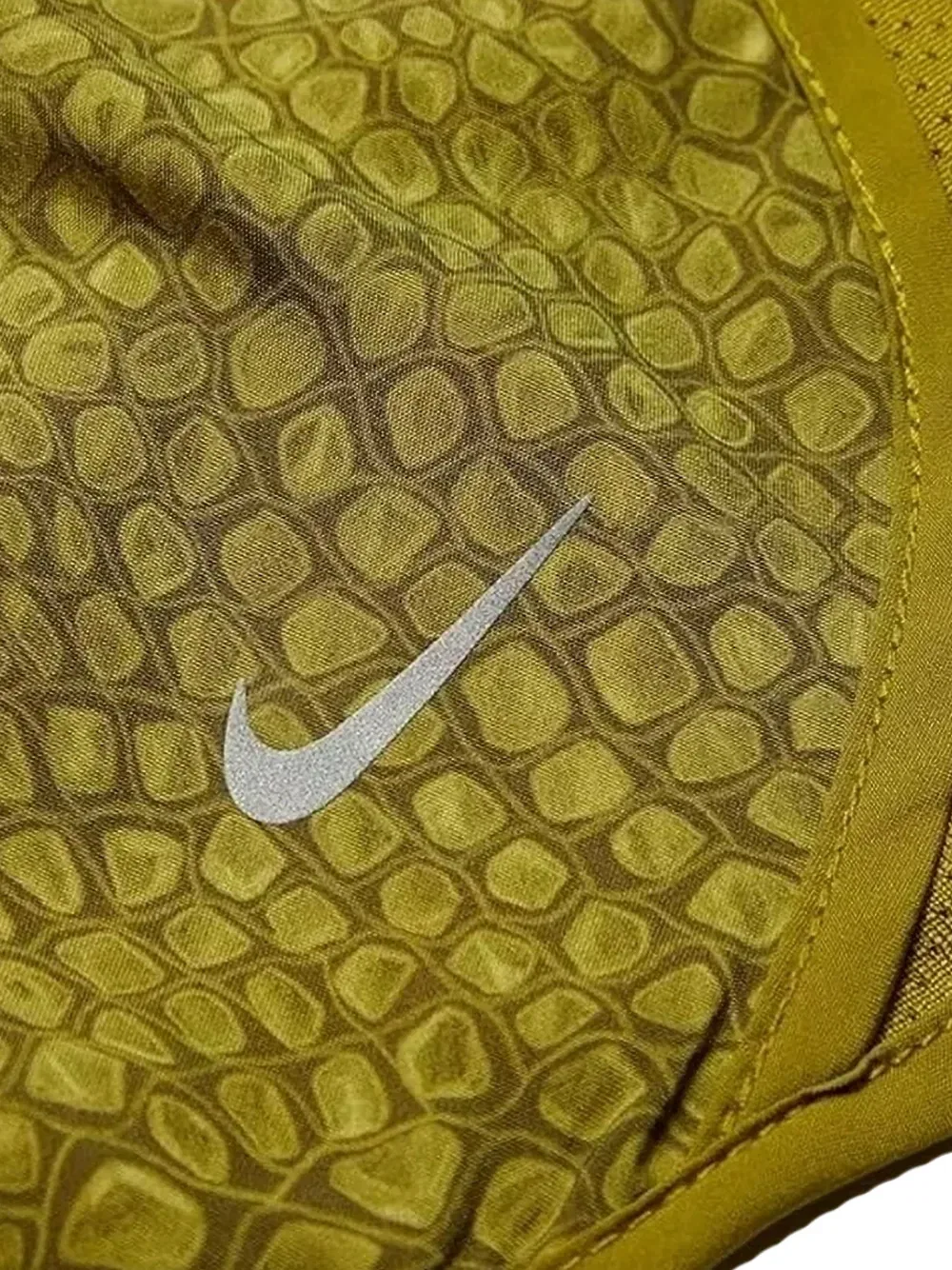 Шорты с принтом и логотипом Nike Kids, зеленый — фото 2