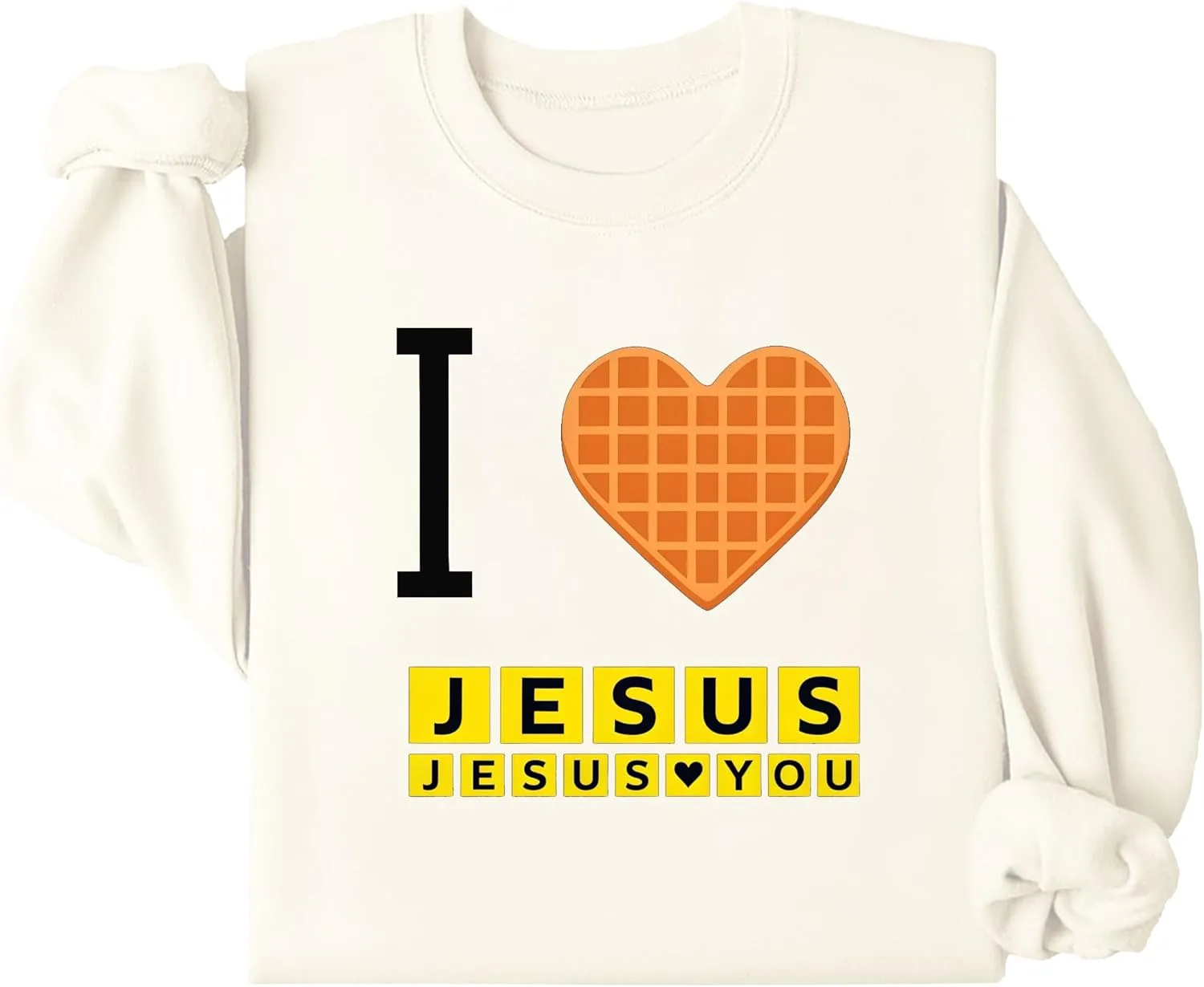 Футболка Funny Heart Christian Jesus Love You