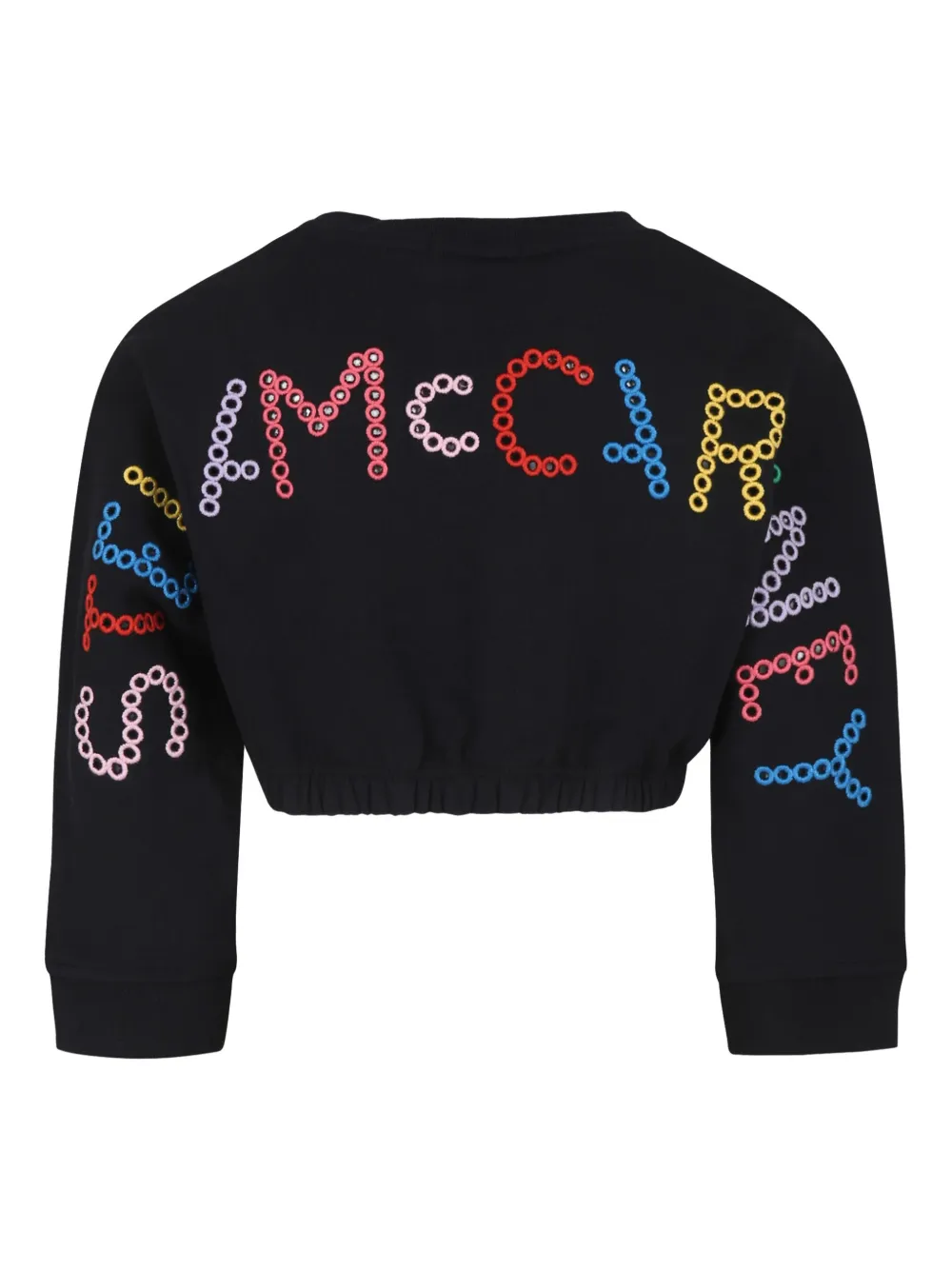 

Толстовка с вышитым логотипом Stella McCartney Kids, черный