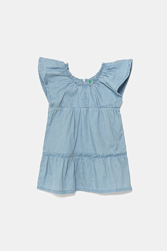 

Детское хлопковое платье United Colors Of Benetton, синий