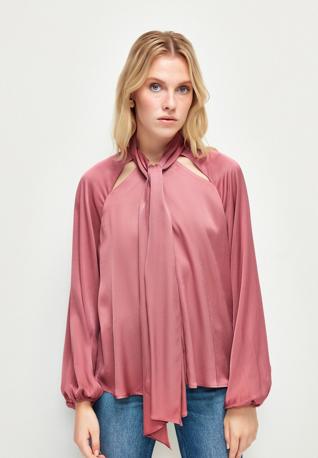 

Блузка NECK TIED adL, цвет pink