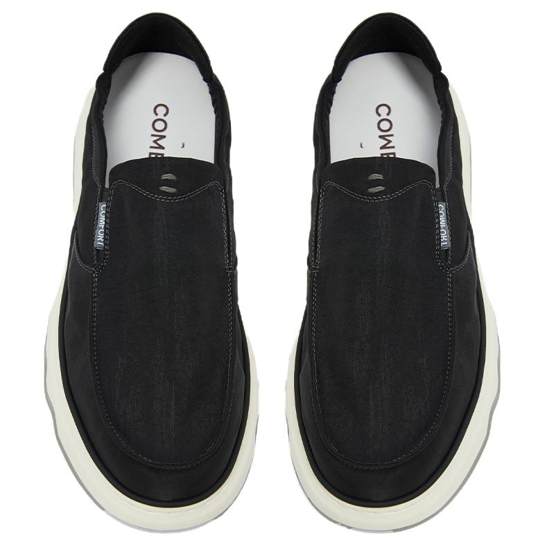 COMELY Мужские повседневные кроссовки Low Top черные, цвет Black — фото 4
