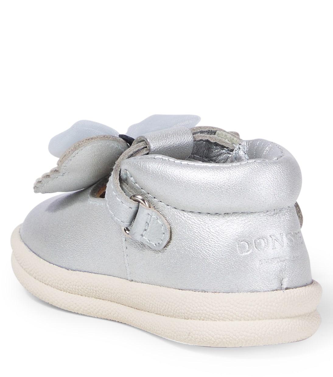 Кроссовки Vlindy из металлизированной кожи Donsje, Silver Grey Metallic Leather — фото 2