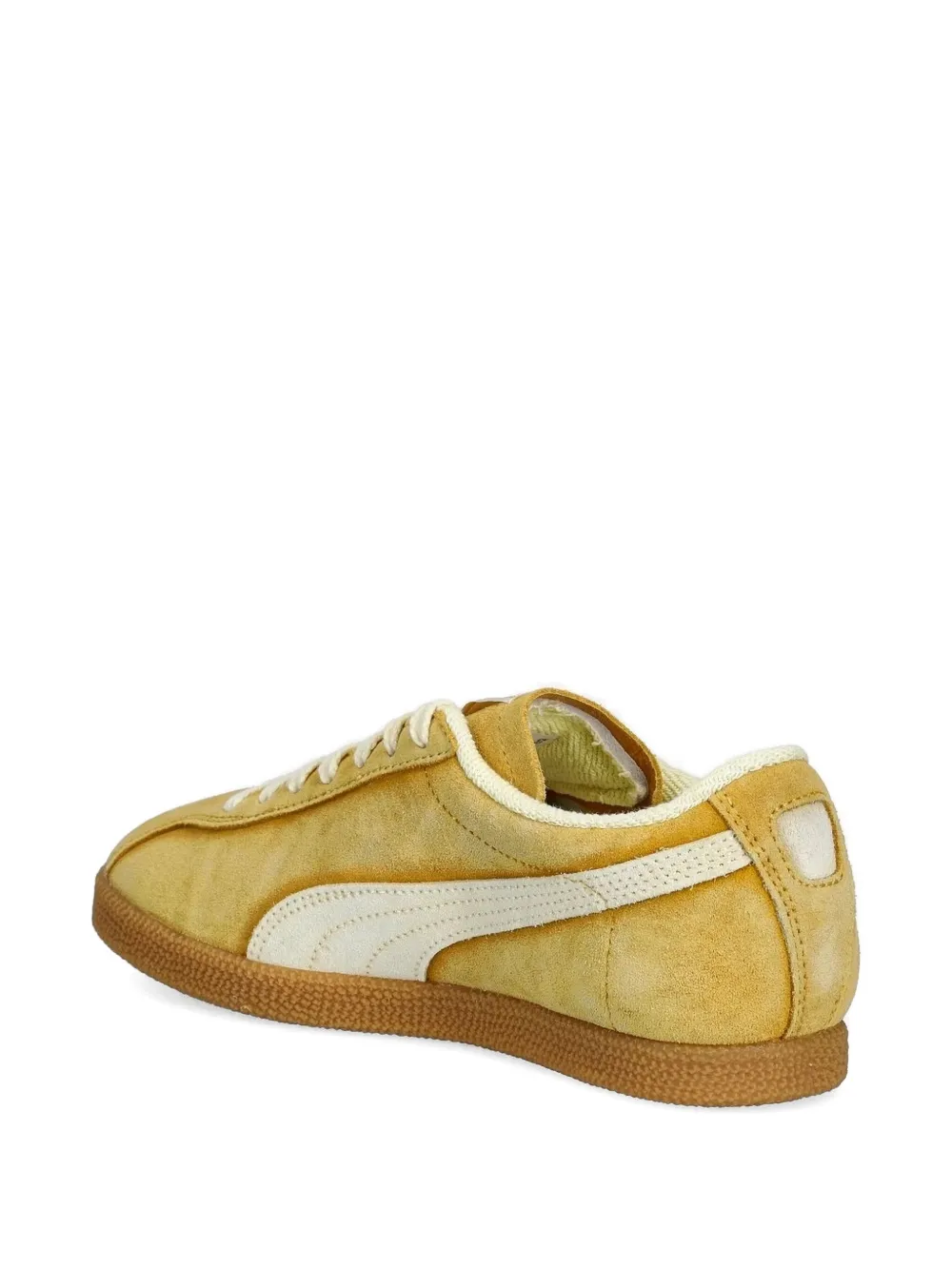 Замшевые кроссовки NeverWorn V от Brasil PUMA, желтый — фото 2