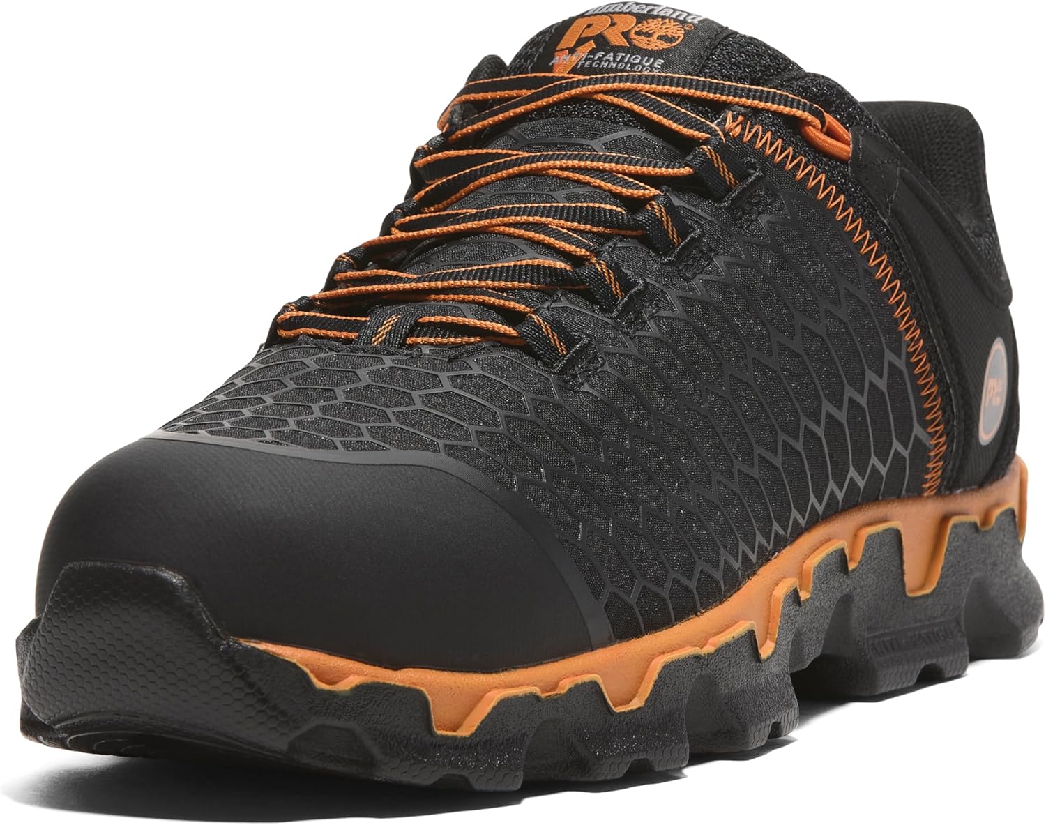 

Timberland PRO мужские промышленные и строительные ботинки Powertrain Sport Alloy-Toe EH, Black/Orange-2024 New