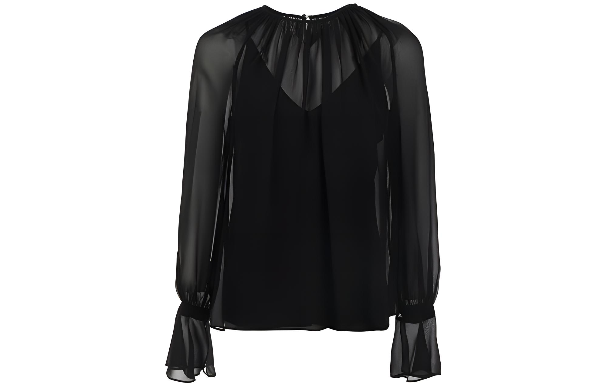 

MaxMara Studio Шифоновая блузка Women's Black