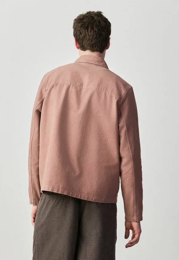 Джинсовая куртка стандартного кроя Next, Clay Red — фото 3