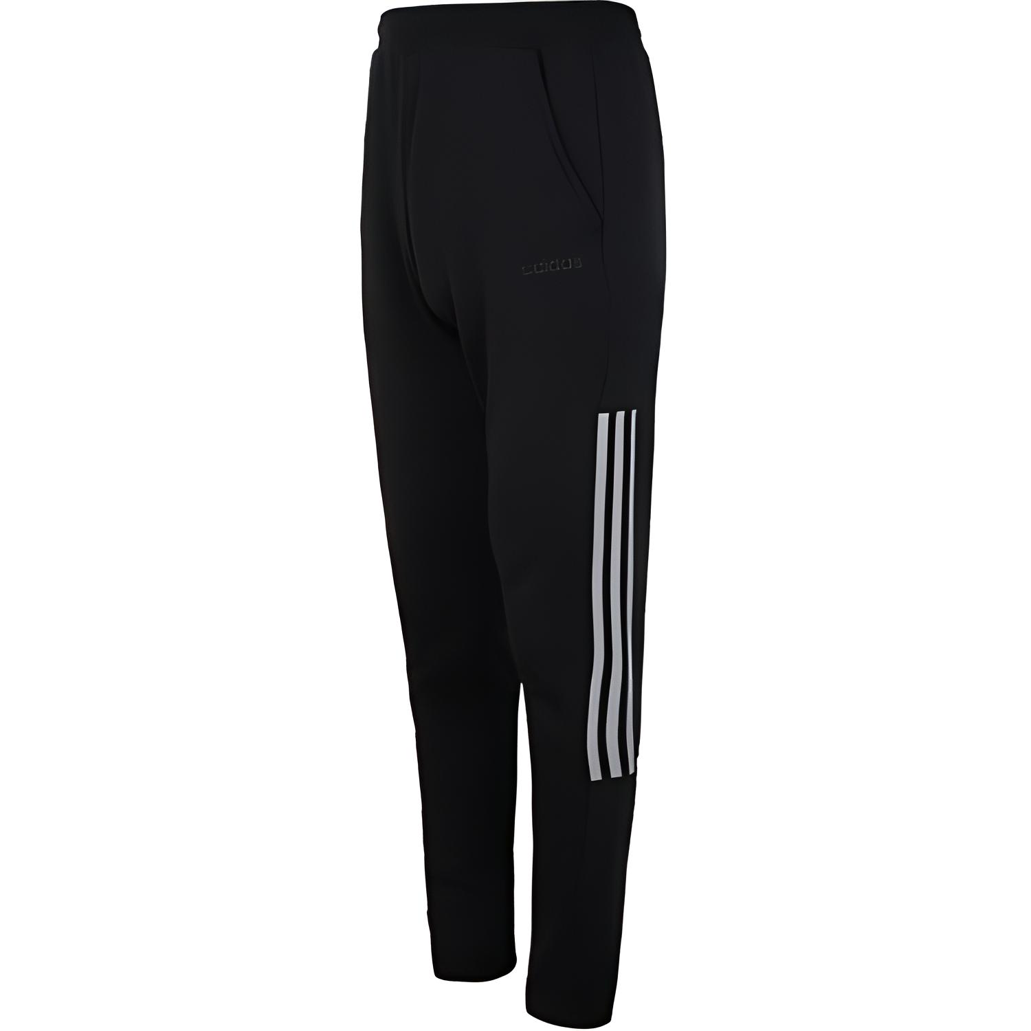 Adidas Neo M CE 3S TP вязаные спортивные штаны мужские black — фото 4