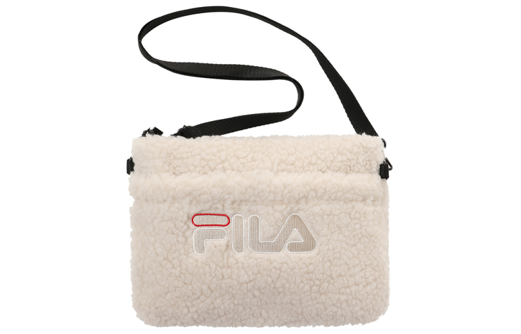 

FILA Полиэстеровая кроссбоди сумка через плечо унисекс кремовая, Cream