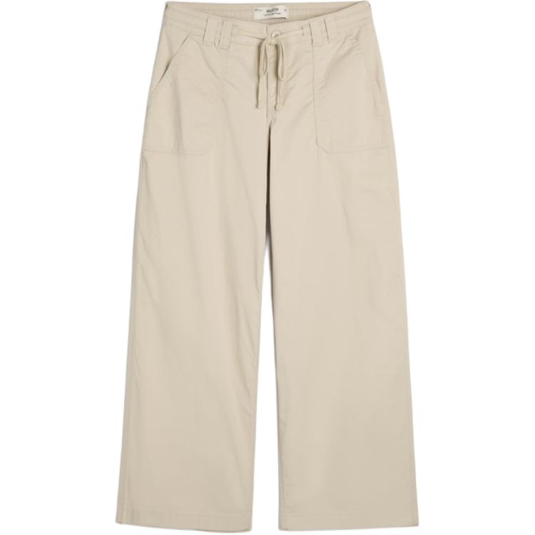 

Женские повседневные брюки Hollister, серо-бежевый