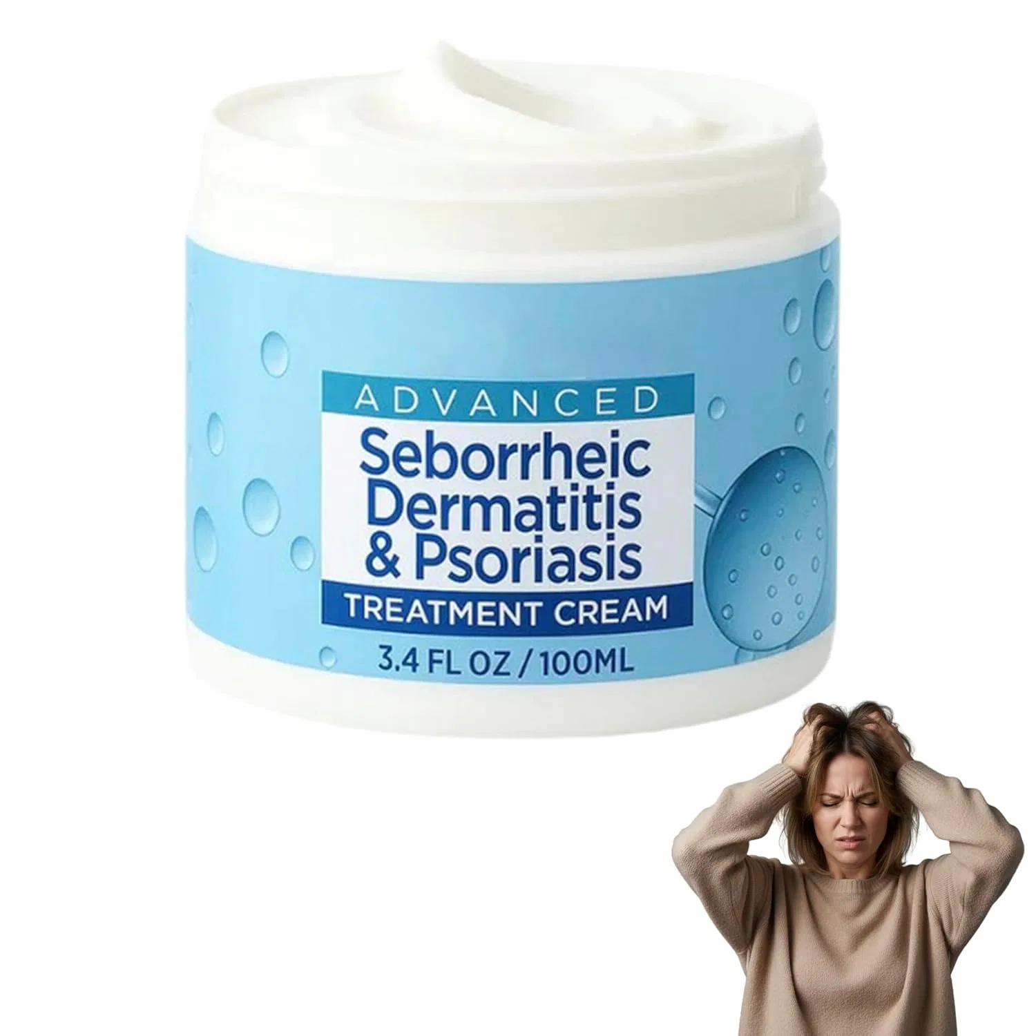 Увлажняющий крем для кожи головы и тела от Advanced Scalp Creams Flossty, 1 Items
