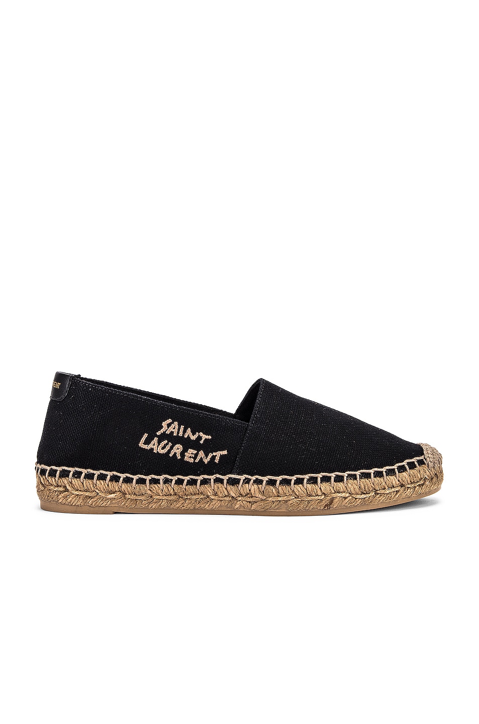 Фирменные эспадрильи Saint Laurent, черный