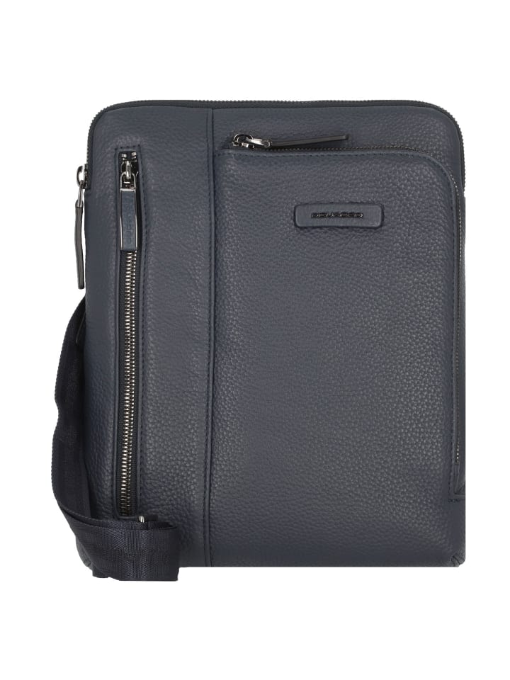 

Сумка через плечо Piquadro Leder 22 cm, цвет night blue