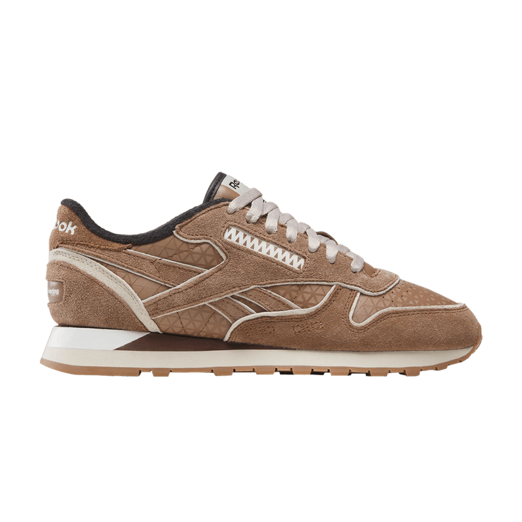 

Кроссовки White Mountaineering x Classic Leather 'Brown', коричневый