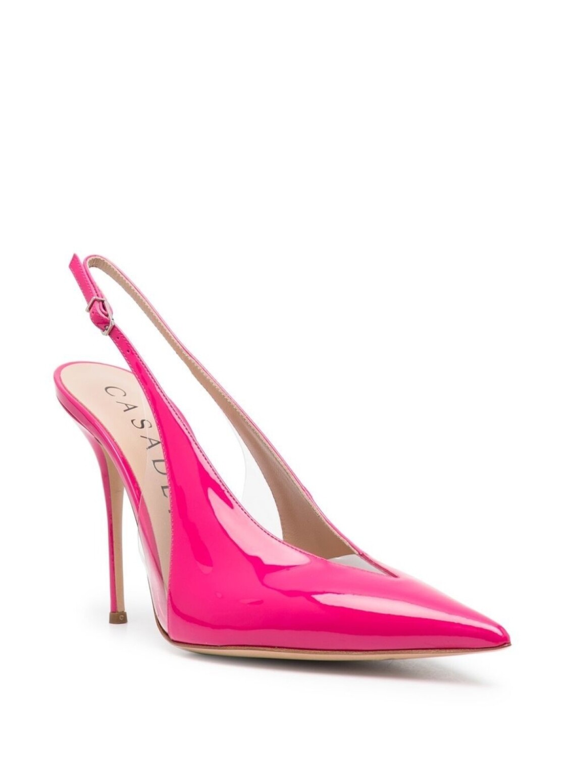 Casadei туфли Scarlet Tiffany с ремешком на пятке, розовый — фото 2