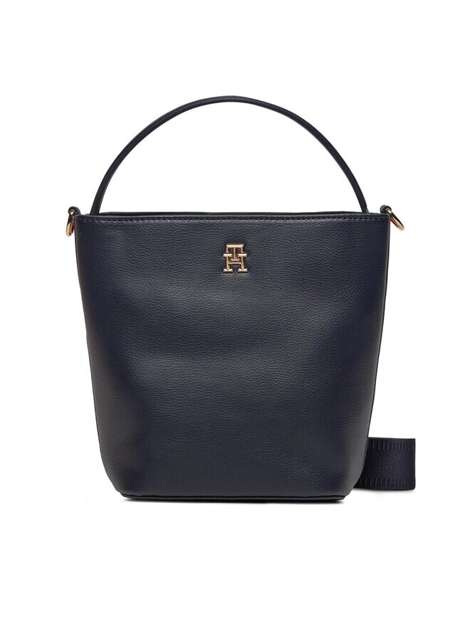 

Классическая сумка Th Essential Sc Bucket Corp Tommy Hilfiger, темно-синий