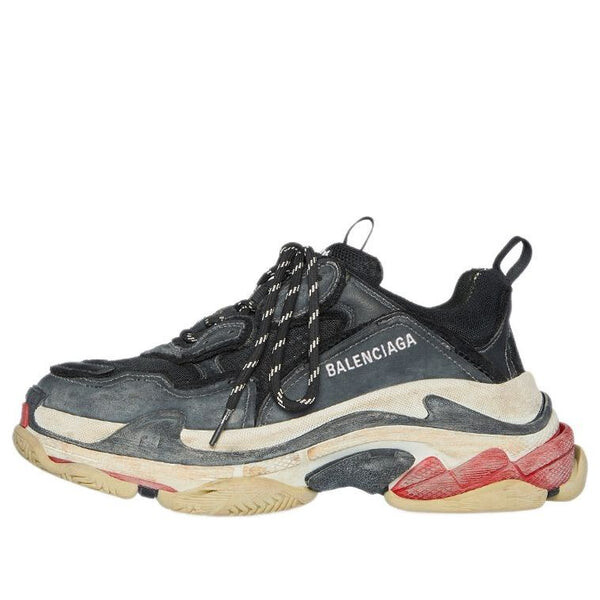 Кроссовки triple s 'black' Balenciaga, черный