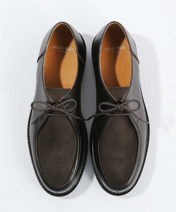 Тирольские туфли из комбинированной кожи Men'S Bigi, black — фото 2