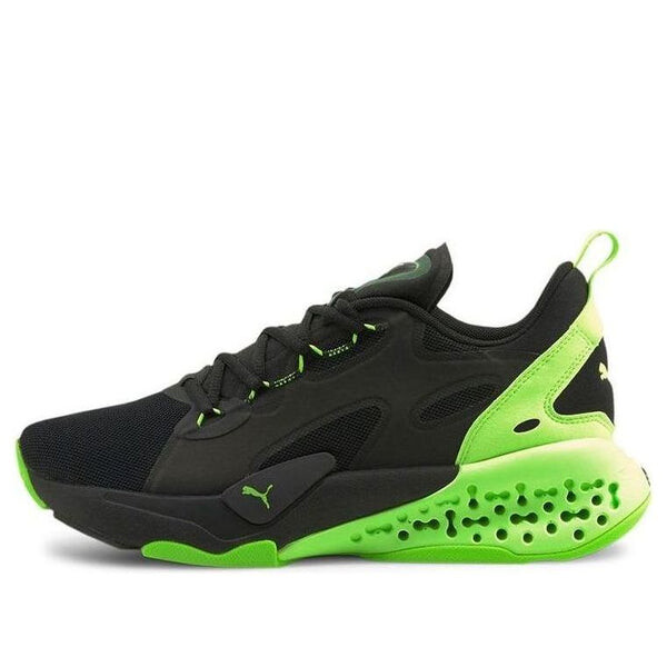 

Кроссовки xetic halflife 'black green glare' Puma, черный