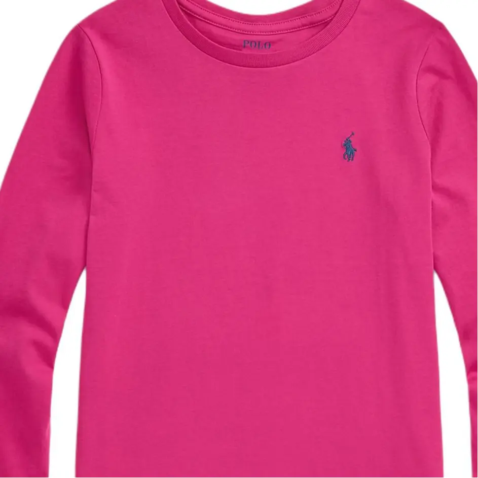 Футболка детская Polo Ralph Lauren, розовый — фото 4